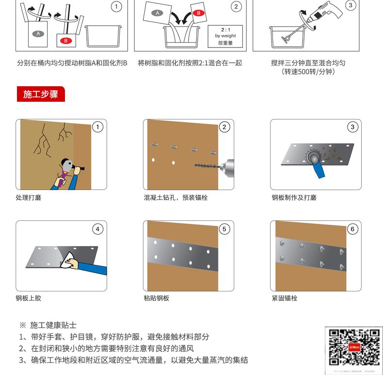 包钢安陆粘钢加固施工过程